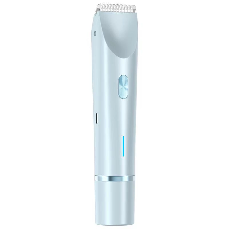 Portable Double-Headed Ladies' Shaver, Household Travel Washable USB Charging, Portable Private Parts Slimming Machine, Female B