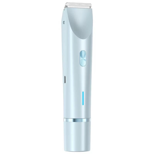 Portable Double-Headed Ladies' Shaver, Household Travel Washable USB Charging, Portable Private Parts Slimming Machine, Female B